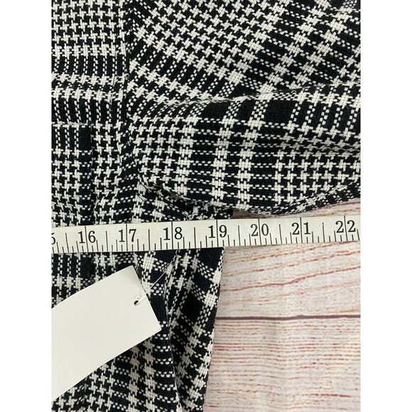 NWT 4th Reckless Women's Tall Oversized Shacket In Mono Plaid - XS - Picture 7 of 12